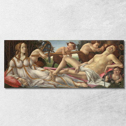 Venere E Marte Sandro Botticelli sbt6 quadro stampato su tela