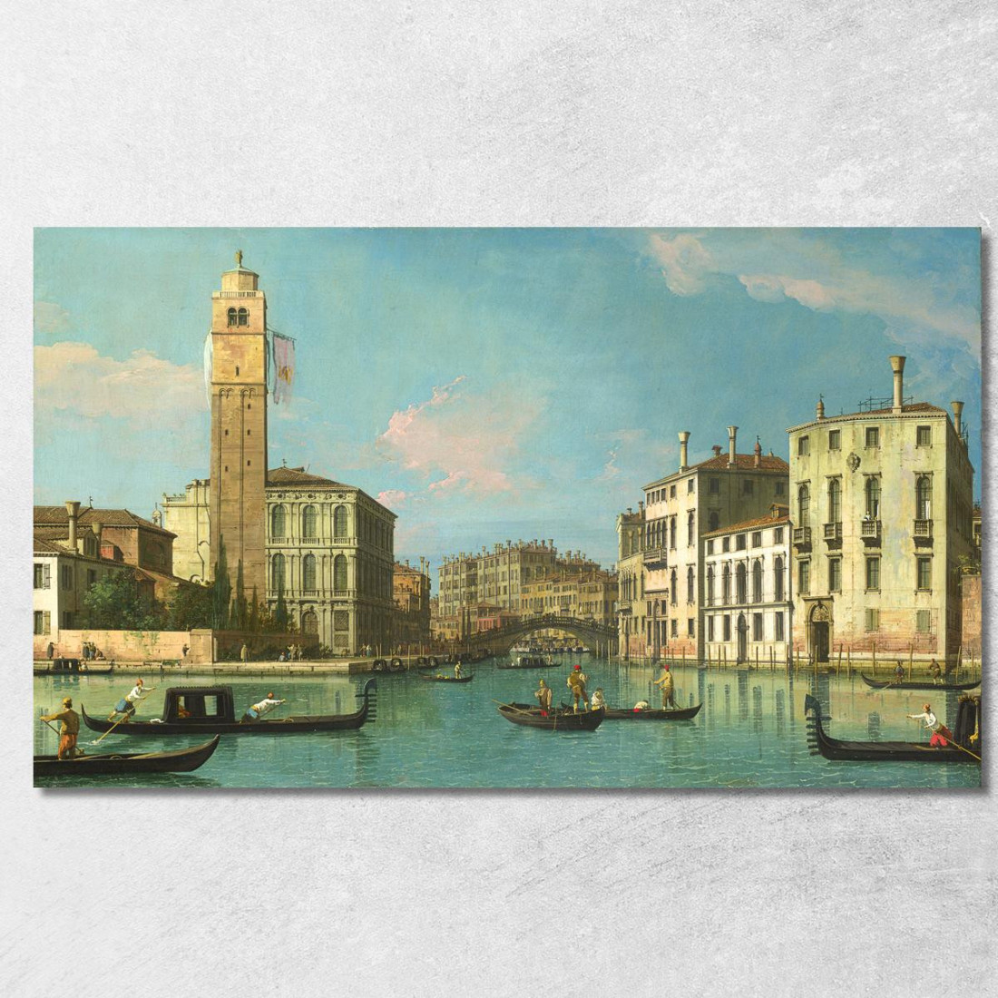 Ingresso A Cannaregio Canaletto cnl41 quadro stampato su tela Ingresso A Cannaregio Canaletto cnl41 quadro stampato su tela