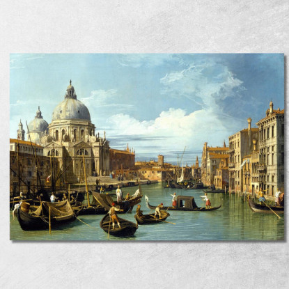 L'Ingresso Al Canal Grande Venezia Canaletto cnl45 quadro stampato su tela