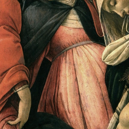 Compianto Sul Cristo Morto. Sandro Botticelli sbt15 quadro stampato su tela