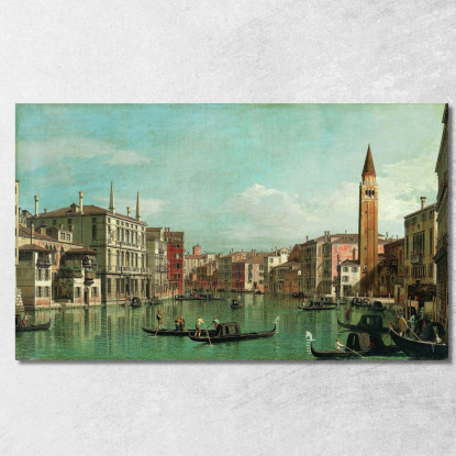 Il Canal Grande Venezia Guardando Sud-Est Con Il Campo Della Carità A Destra Canaletto cnl50 quadro stampato su tela