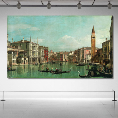 Il Canal Grande Venezia Guardando Sud-Est Con Il Campo Della Carità A Destra Canaletto cnl50 quadro stampato su tela