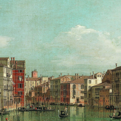 Il Canal Grande Venezia Guardando Sud-Est Con Il Campo Della Carità A Destra Canaletto cnl50 quadro stampato su tela