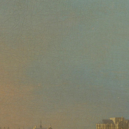 Il Tamigi Dalla Terrazza Della Somerset House Guardando Verso Westminster Canaletto cnl55 quadro stampato su tela