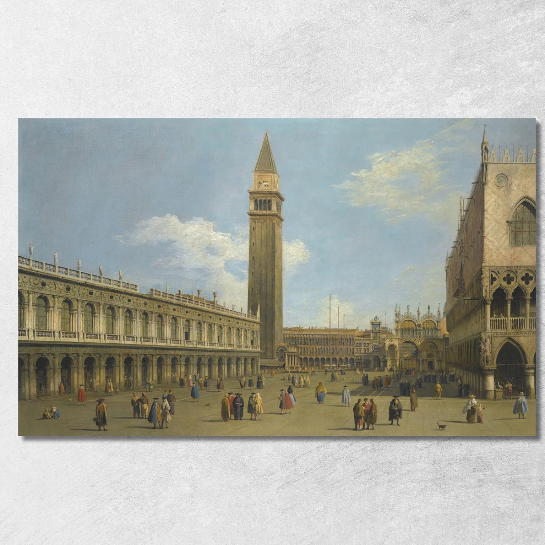 Venezia Una Vista Della Piazzetta Guardando A Nord Canaletto cnl58 quadro stampato su tela Venezia Una Vista Della Piazzetta Guardando A Nord Canaletto cnl58 quadro stampato su tela