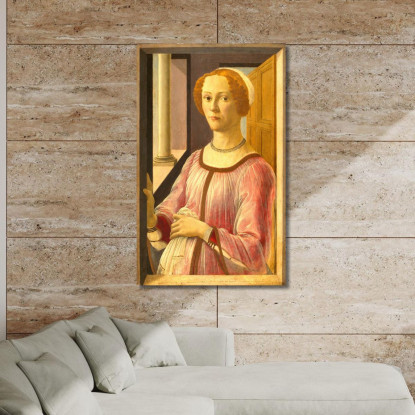 Portrait Of Smeralda Bandinelli Sandro Botticelli sbt30 quadro stampato su tela