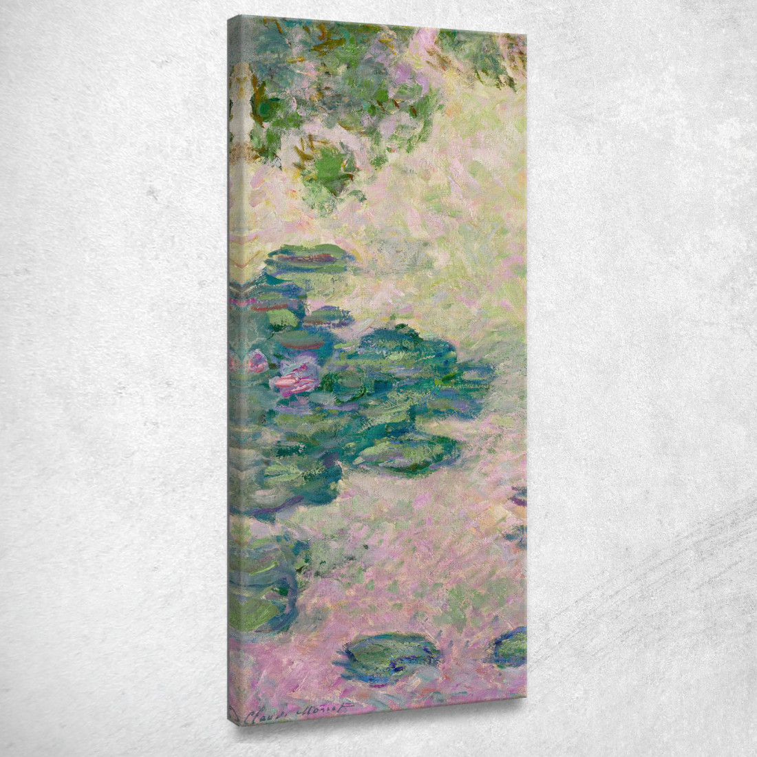 Frammento Di Ninfee Claude Monet mnt284 quadro stampato su tela Frammento Di Ninfee Claude Monet mnt284 quadro stampato su tela