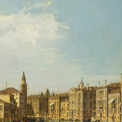 Venezia Il Canal Grande Da Palazzo Foscari Alla Carità Canaletto cnl64 quadro stampato su tela