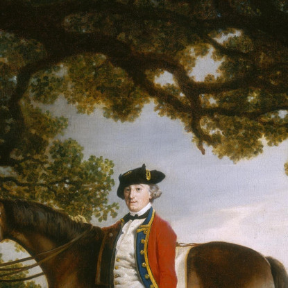 Il Capitano Samuel Sharpe Pocklington Con Sua Moglie Pleasance George Stubbs gst12 quadro stampato su tela