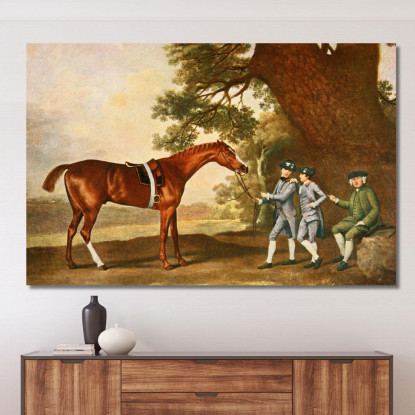 Eclisse George Stubbs gst13 quadro stampato su tela