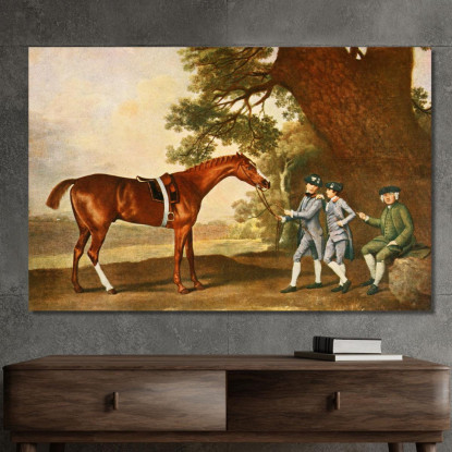 Eclisse George Stubbs gst13 quadro stampato su tela