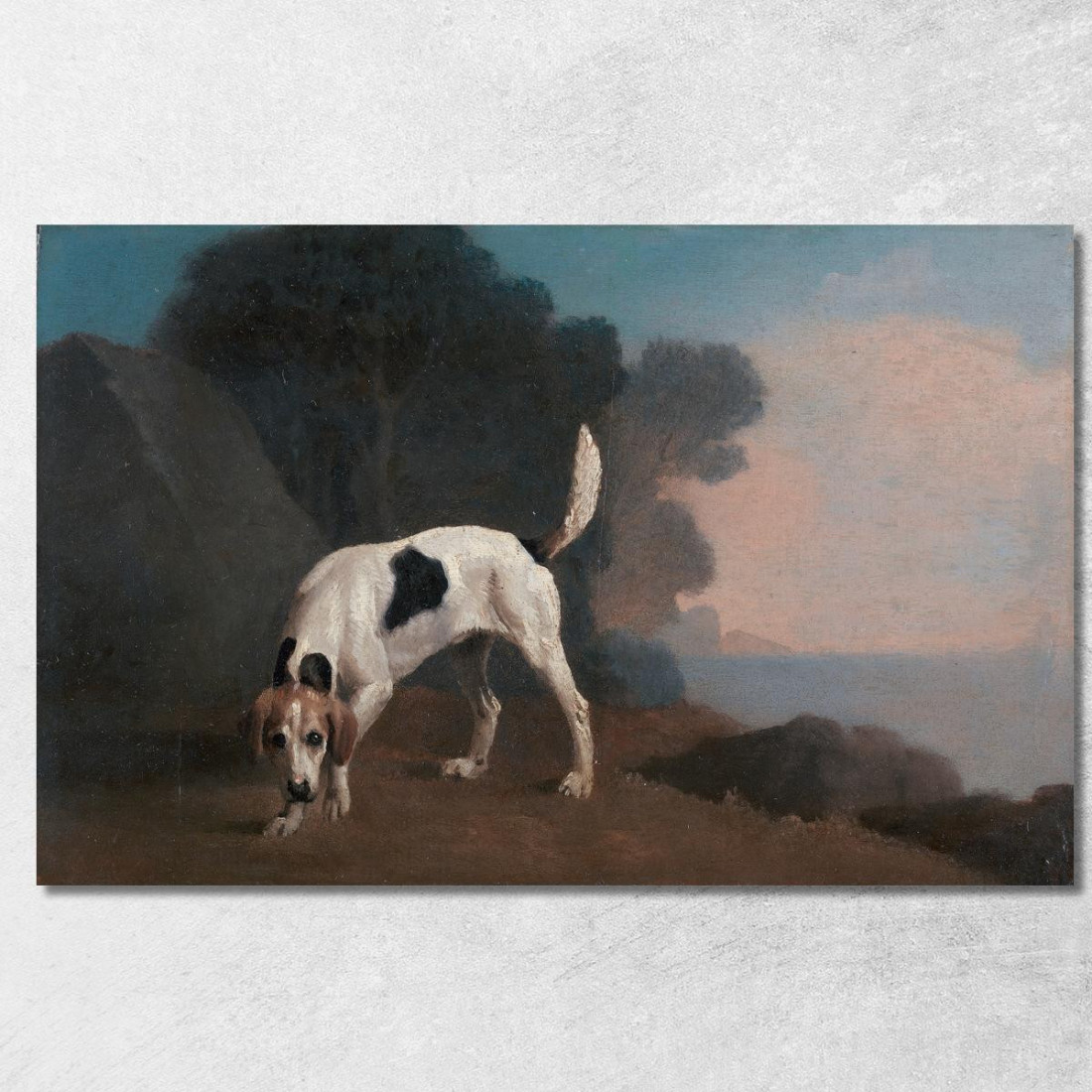 Foxhound Sul Profumo George Stubbs gst15 quadro stampato su tela Foxhound Sul Profumo George Stubbs gst15 quadro stampato su tela