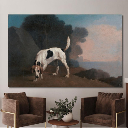 Foxhound Sul Profumo George Stubbs gst15 quadro stampato su tela