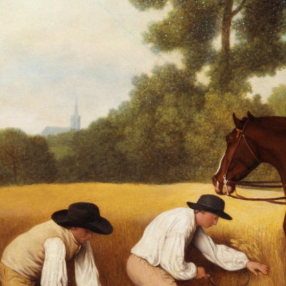 Mietitori George Stubbs gst35 quadro stampato su tela