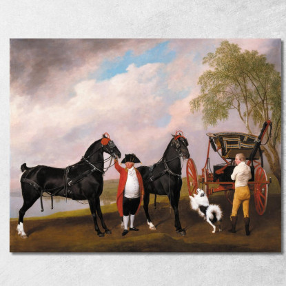 Il Fetonte Del Principe Di Galles George Stubbs gst42 quadro stampato su tela