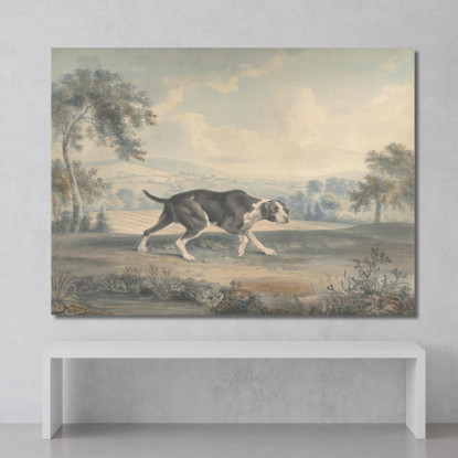 Il Puntatore Spagnolo George Stubbs gst43 quadro stampato su tela