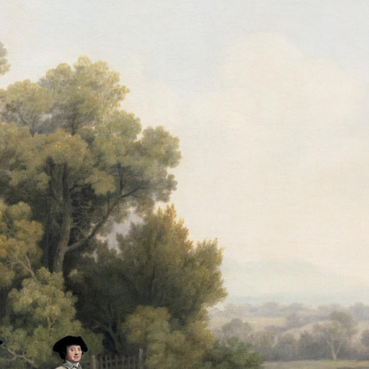 Due Gentiluomini Che Vanno A Caccia 1768 George Stubbs gst47 quadro stampato su tela