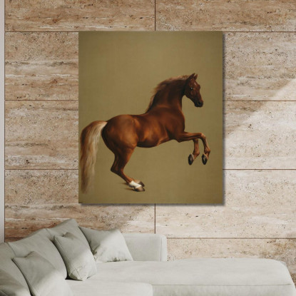 Whistlejacket È Un Dipinto Ad Olio Su Tela Del 1762 Circa George Stubbs gst55 quadro stampato su tela