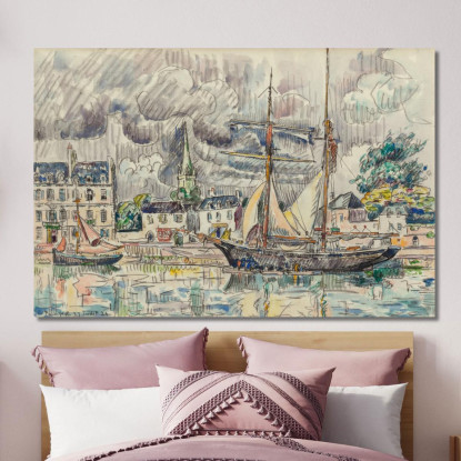 Il Porto Di Paimpol Paul Signac psn50 quadro stampato su tela