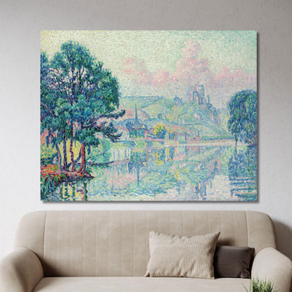 Gli Andely. Mattina. Estate Paul Signac psn56 quadro stampato su tela