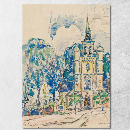 Lezardieux Paul Signac psn61 quadro stampato su tela