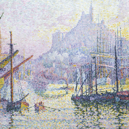 Notre Dame De La Garde La Buona Madre Marsiglia Paul Signac psn67 quadro stampato su tela