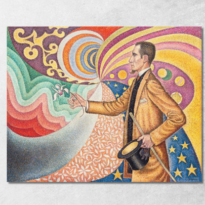 Ritratto Di Felice Feneon Paul Signac psn86 quadro stampato su tela