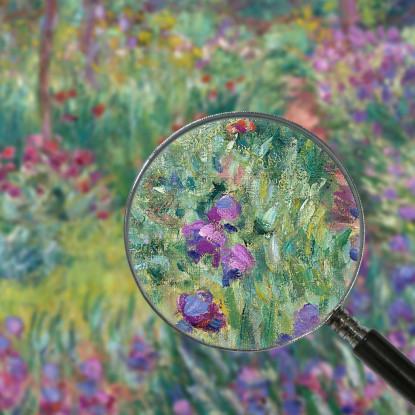 Il Giardino Dell'Artista A Giverny Claude Monet mnt317 quadro stampato su tela