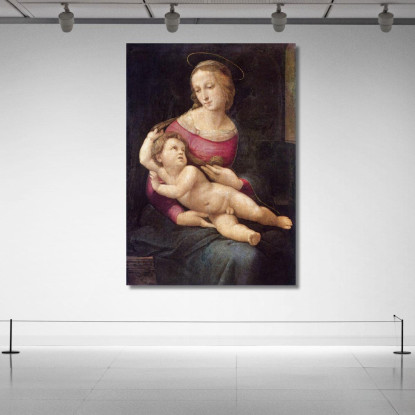 Madonna Di Bridgewater Raffaello Sanzio rph3 quadro stampato su tela