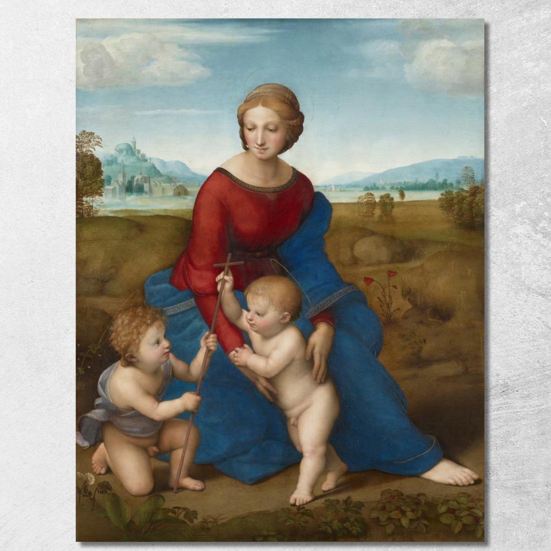 Madonna Nel Prato Raffaello Sanzio rph16 quadro stampato su tela Madonna Nel Prato Raffaello Sanzio rph16 quadro stampato su tela