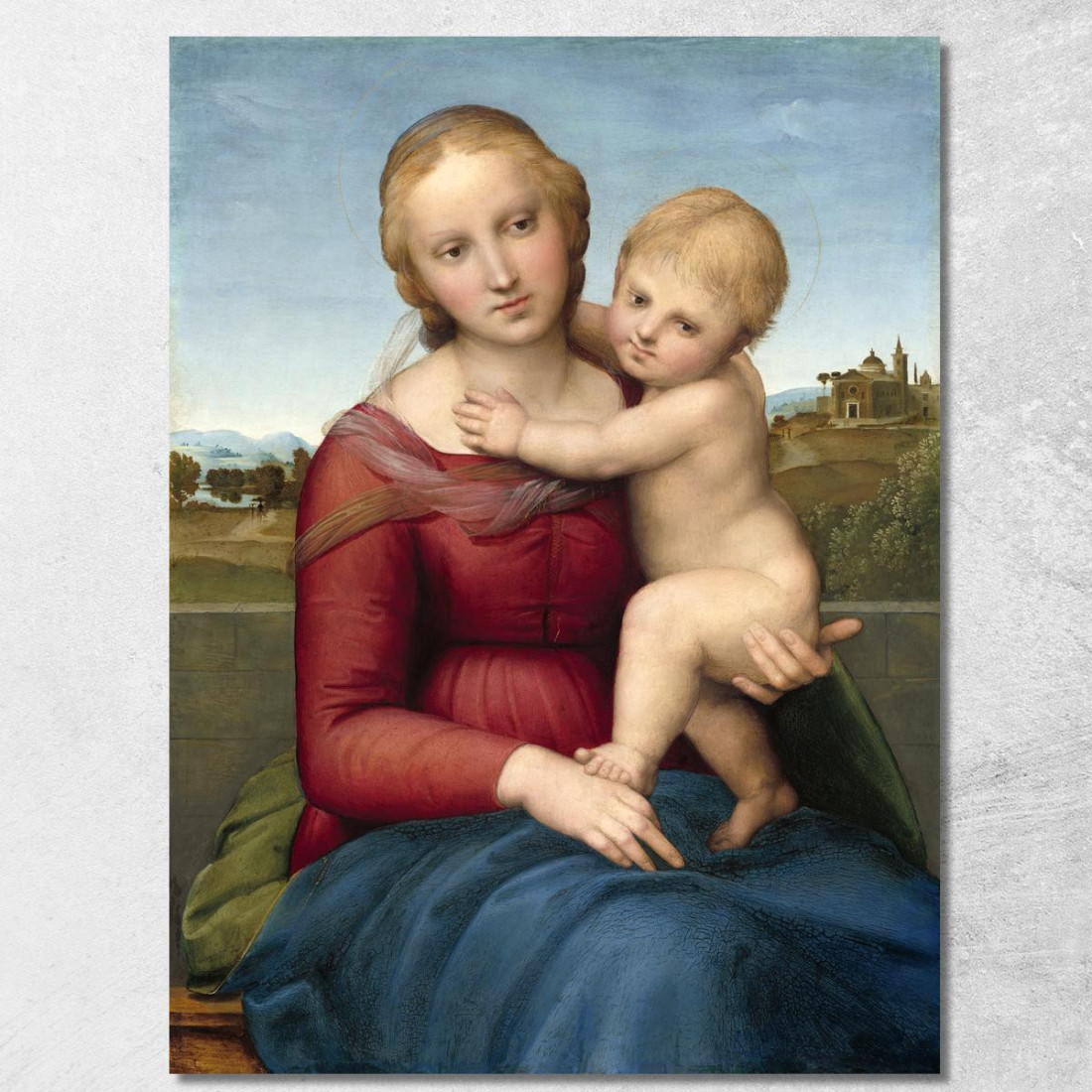 La Piccola Madonna Cowper Raffaello Sanzio rph45 quadro stampato su tela La Piccola Madonna Cowper Raffaello Sanzio rph45 quadro stampato su tela