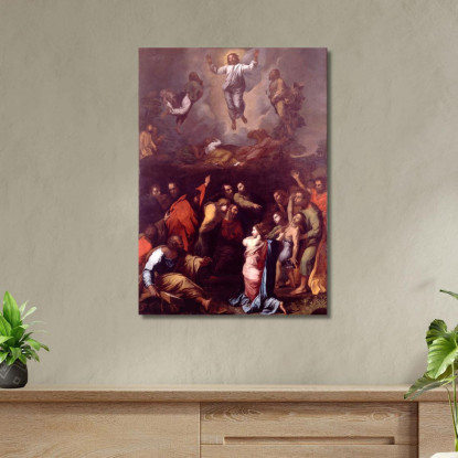 La Trasfigurazione Raffaello Sanzio rph46 quadro stampato su tela