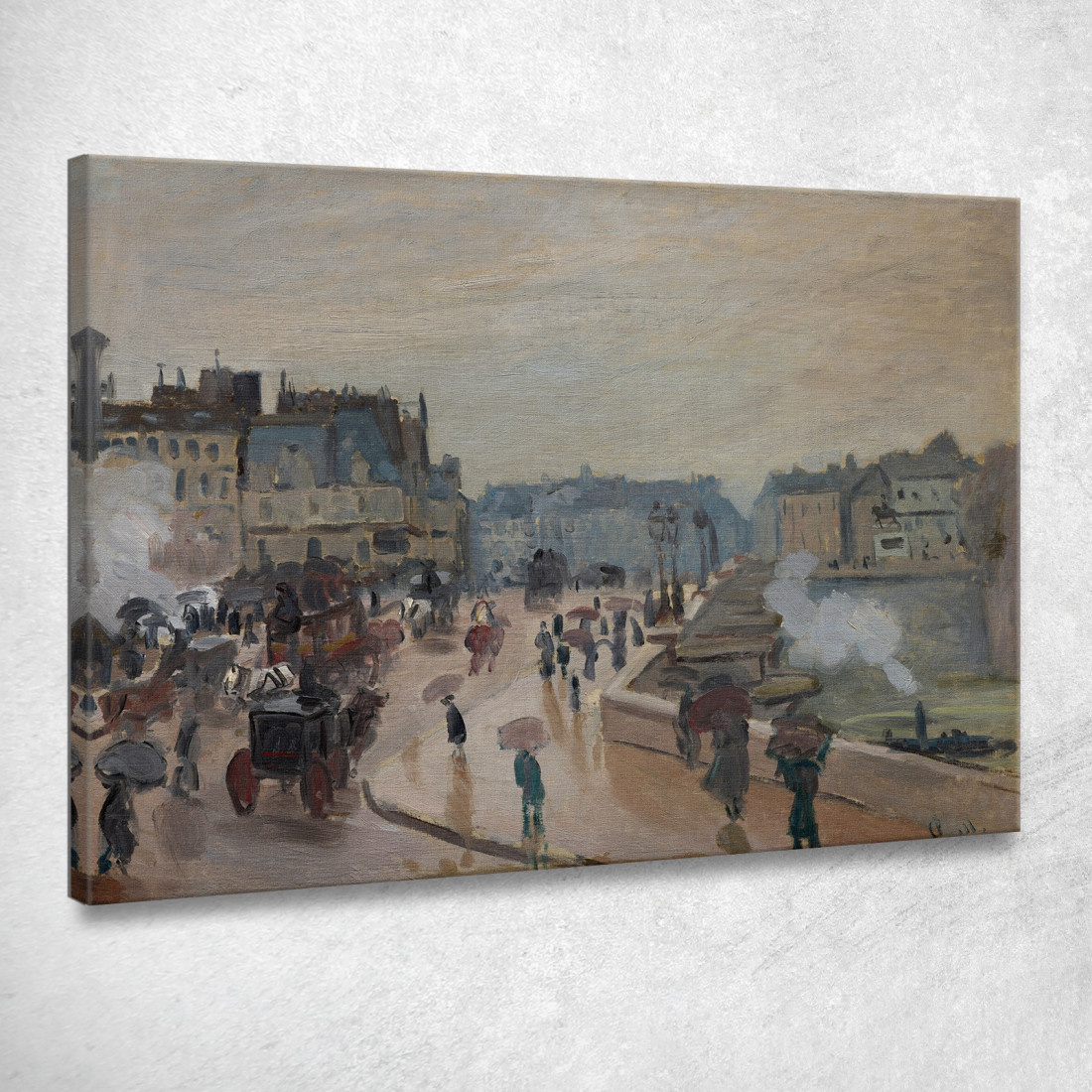 Il Pont Neuf Claude Monet mnt331 quadro stampato su tela Il Pont Neuf Claude Monet mnt331 quadro stampato su tela