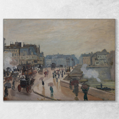 Il Pont Neuf Claude Monet mnt331 quadro stampato su tela