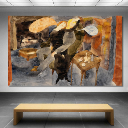 Lula E Alva Schön Charles Demuth cdm29 quadro stampato su tela