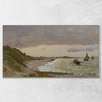 La Riva Del Mare A Sainte-Adresse Claude Monet mnt336 quadro stampato su tela