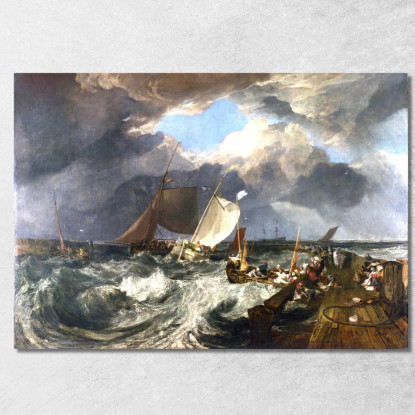 Molo Di Calais Joseph Mallord William Turner jwt1 quadro stampato su tela