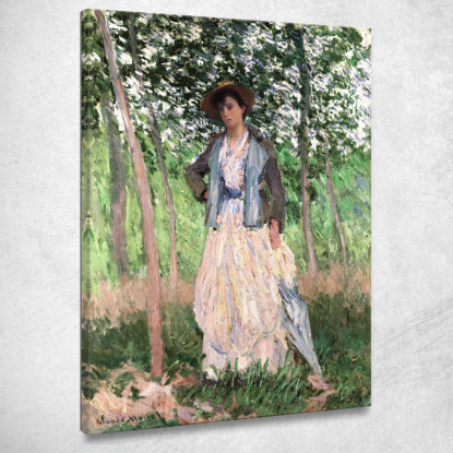 Il Passeggino 1887 Claude Monet mnt339 quadro stampato su tela