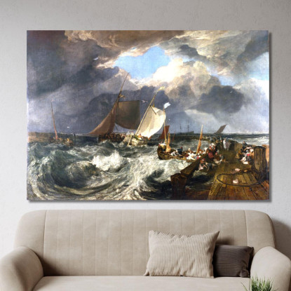 Molo Di Calais Joseph Mallord William Turner jwt1 quadro stampato su tela