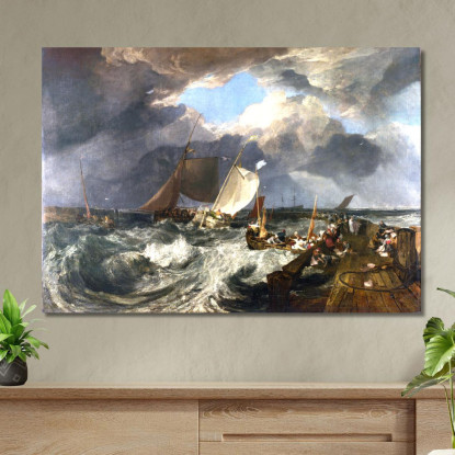 Molo Di Calais Joseph Mallord William Turner jwt1 quadro stampato su tela