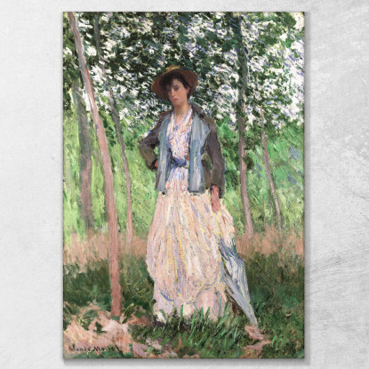 Il Passeggino 1887 Claude Monet mnt339 quadro stampato su tela