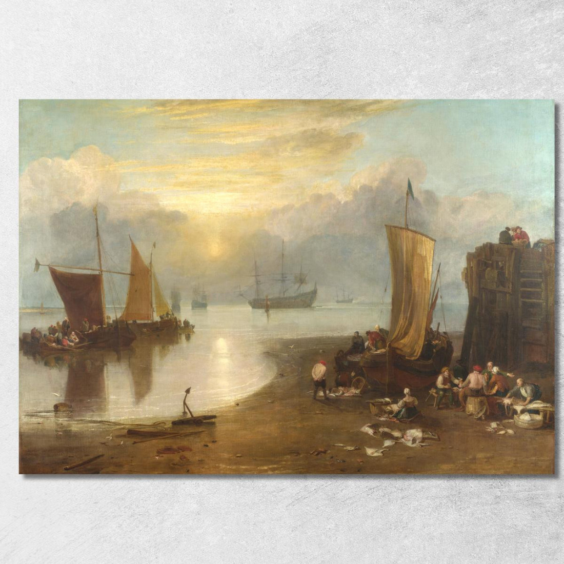 Il Sorgere Del Sole Attraverso Il Vapore Joseph Mallord William Turner jwt9 quadro stampato su tela Il Sorgere Del Sole Attraverso Il Vapore Joseph Mallord William Turner jwt9 quadro stampato su tela