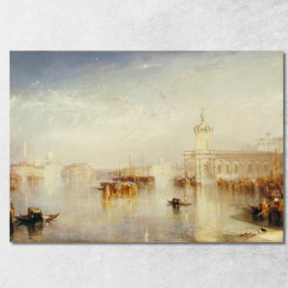 La Citella Di Dogano San Giorgio Dalla Scalinata Europa Joseph Mallord William Turner jwt11 quadro stampato su tela