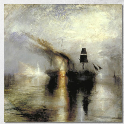 Pace - Sepoltura In Mare Joseph Mallord William Turner jwt20 quadro stampato su tela