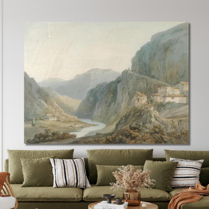 Salita Alla Cascata Di Terni Joseph Mallord William Turner jwt29 quadro stampato su tela