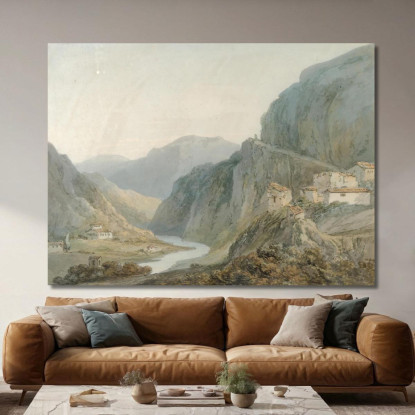 Salita Alla Cascata Di Terni Joseph Mallord William Turner jwt29 quadro stampato su tela