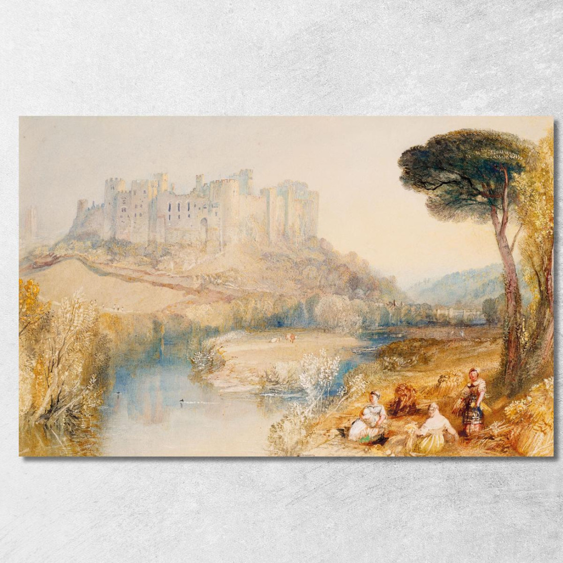Castello Di Ludlow Shropshire Joseph Mallord William Turner jwt74 quadro stampato su tela Castello Di Ludlow Shropshire Joseph Mallord William Turner jwt74 quadro stampato su tela