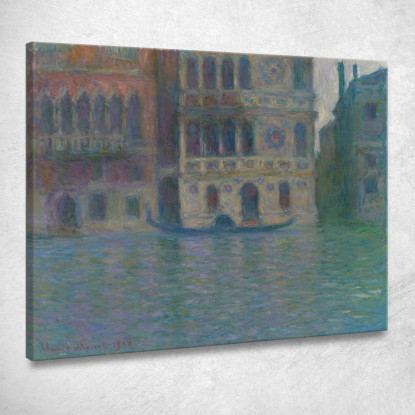 Venice Palazzo Dario Claude Monet mnt349 quadro stampato su tela