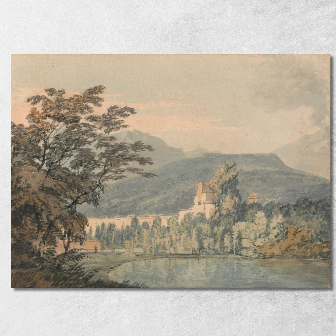 La Villa Di Sir William Hamilton Joseph Mallord William Turner jwt109 quadro stampato su tela La Villa Di Sir William Hamilton Joseph Mallord William Turner jwt109 quadro stampato su tela