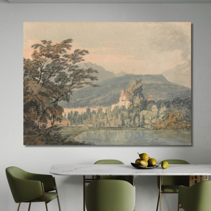 La Villa Di Sir William Hamilton Joseph Mallord William Turner jwt109 quadro stampato su tela